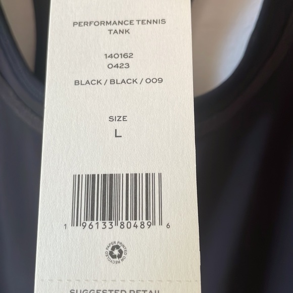 Tory Sport performance tennis tank, NWT - Picture 4 of 4